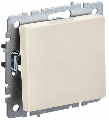 IEK BRITE BASE Бежевый Выключ. 1-к самовозвр 10А ВС10-1-4-БрКр