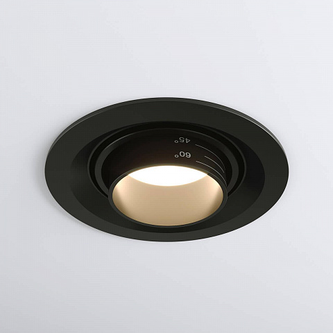 Встраиваемый светодиодный светильник Elektrostandard 9919 LED 10W 4200K черный a052458
