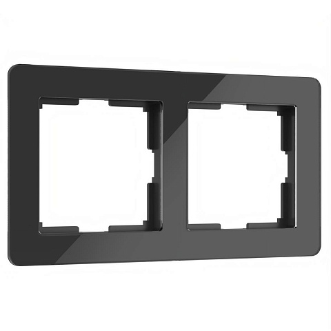 Рамка Werkel Acrylic на 2 поста черный W0022708 4690389184857