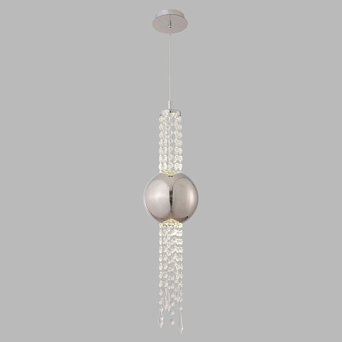 Подвесной светодиодный светильник Crystal Lux Navajo SP3W Led Chrome