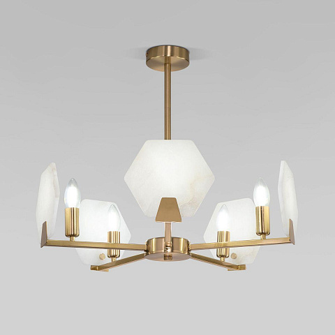 Потолочная люстра Eurosvet Marble 60158/5 латунь