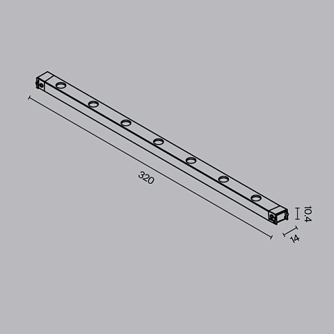 Светильник на шине Maytoni TR174-1-12WTW-M-B