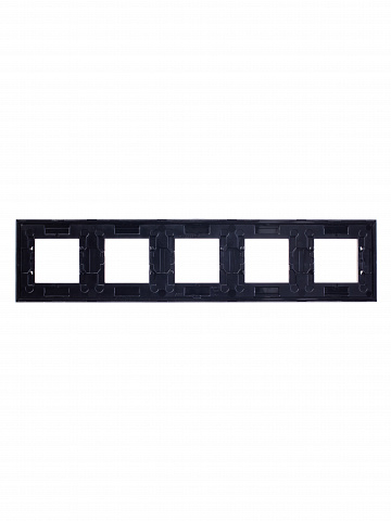 ABB NIE Zenit Шампань Рамка 5-постовая, 2-модульная