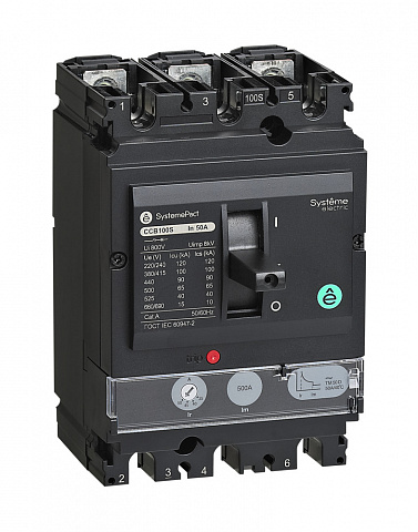 Systeme Electric Автоматический Выключатель SYSTEMEPACT CCB100 36KA 3P3D TMD32 рычаг