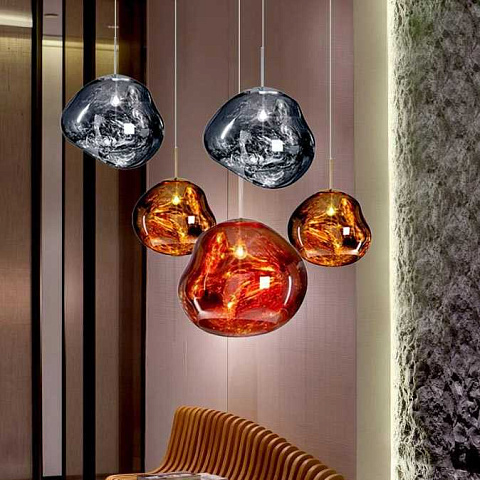Подвесной светильник Imperium Loft Tom Dixon Melt Pendant Silver D50 233055-22