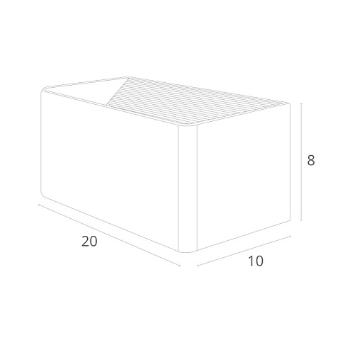 Бра ARTE Lamp A1422AP-1GY