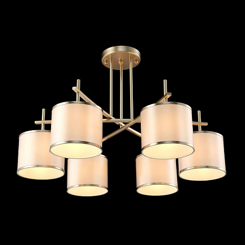 Люстра на штанге Crystal Lux SERGIO PL6 GOLD