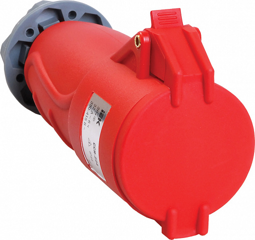 IEK Розетка переносная ССИ-224 32А-6ч/380-415В 3Р+РЕ IP44 MAGNUM