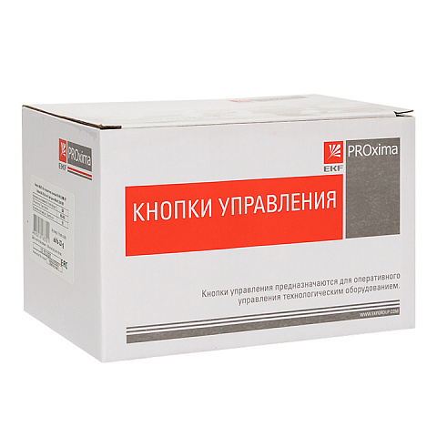 EKF PROxima Кнопка ABLFS-22 с подсветкой зеленый NO+NC 230В