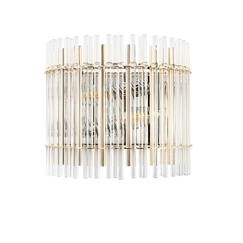 Бра Crystal Lux AURELIO AP2 GOLD+CHROME/TRANSPARENT