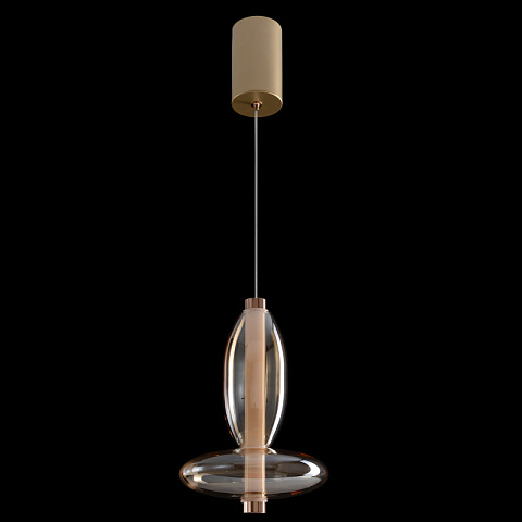 Подвесной светильник Crystal Lux QUASAR SP7W LED AMBER