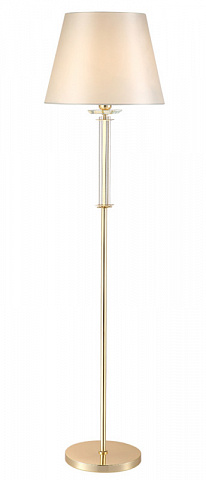 Торшер Crystal Lux NICOLAS PT1 GOLD/WHITE