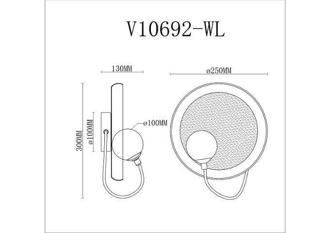 Бра Moderli V10692-WL