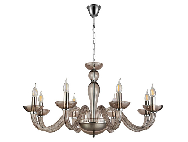 Подвесная люстра Newport 8648/C chrome coffee