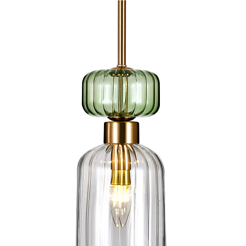 Подвесной светильник Escada 1141/1S Green/Clear