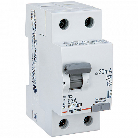 Legrand RX3 УЗО 2P 30мА 63А A