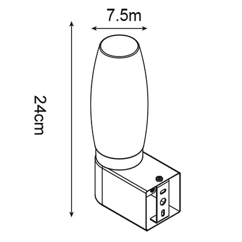 Бра ARTE Lamp A1209AP-1WH