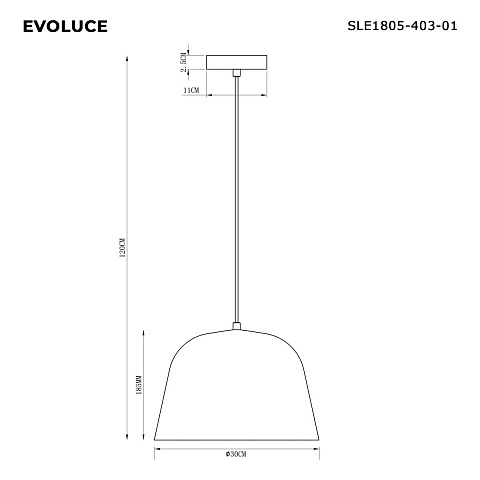 Подвесной светильник Evoluce SLE1805-403-01