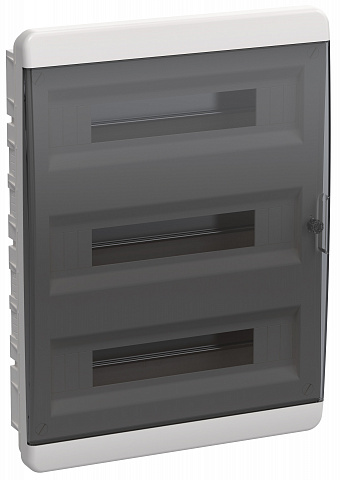IEK TEKFOR Корпус пласт. ЩРВ-П-54 IP41 черн. прозр. дверь