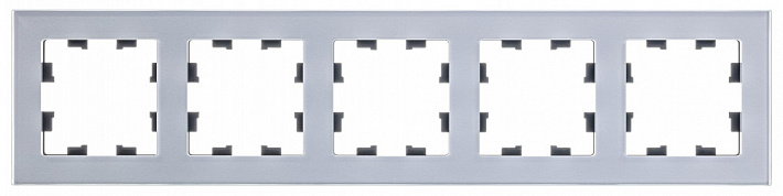 Systeme Electric AtlasDesign Nature Стекло Алюминий Рамка 5-ая, универсальная