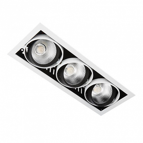 Влагозащищенный светильник Ambrella Light T813 BK/CH 3*12W 4200K