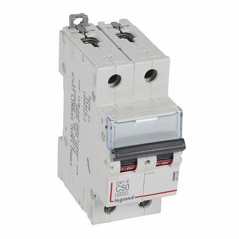 Legrand DX3-E Автоматический выключатель 2P 50А (С) 6000/6kA