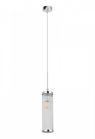 Подвесной светильник Crystal Lux TADEO SP1 D100 CHROME/TRANSPARENTE