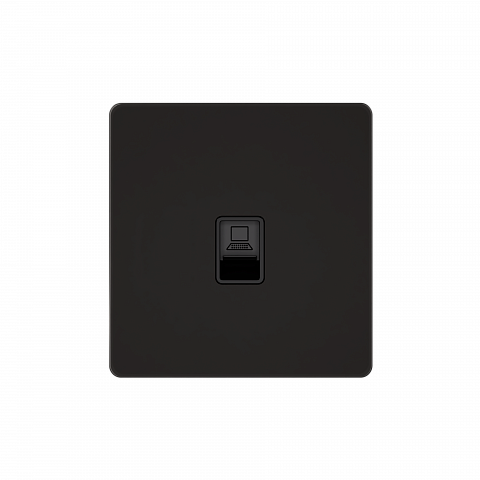Systeme Electric Systeme Infinity Полярная ночь Розетка информационная RJ-45 кат.6