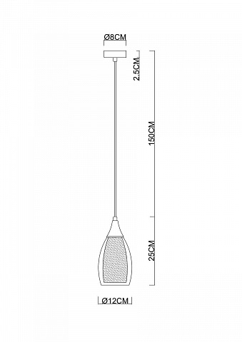 Подвесной светильник Arte Lamp Barry A7951SP-1BK