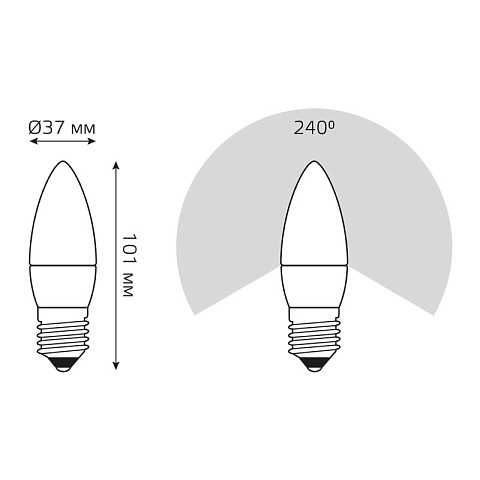 Светодиодная лампа Gauss 30230