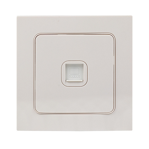 EKF PROxima Стокгольм Белый Розетка RJ-45