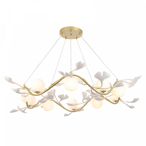 Подвесная люстра Crystal Lux COLIBRI SP10 GOLD