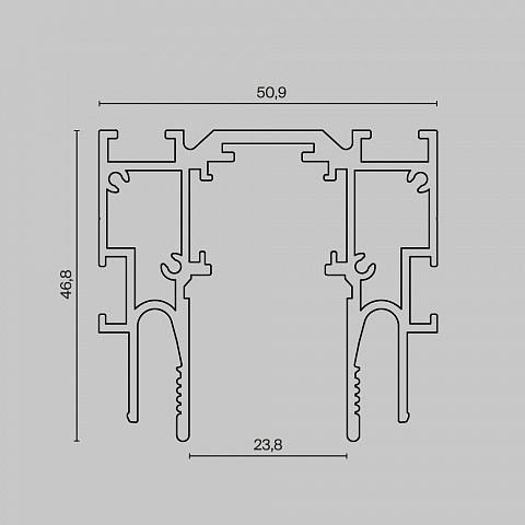 Шинопровод Maytoni TRX034-SCCL-422B