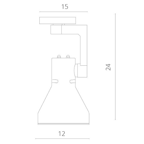 Светильник на шине ARTE Lamp A5108PL-1BK