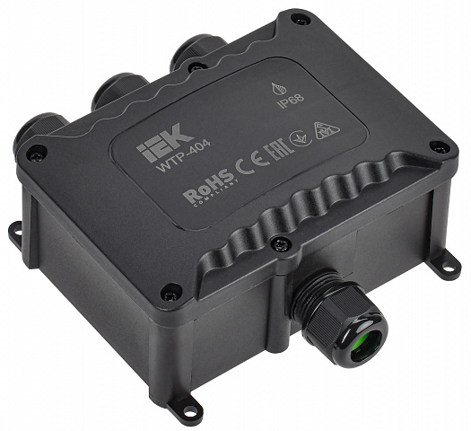 IEK Коробка распределительная герметичная WTP-404 4 ввода IP68