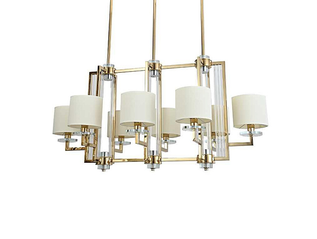 Подвесная люстра Newport 35408/S gold без абажуров