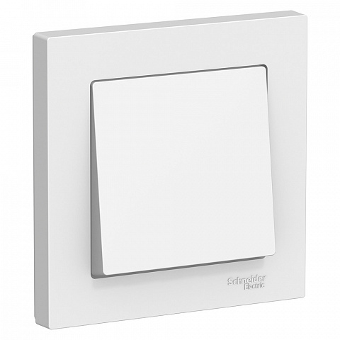 Systeme Electric AtlasDesign Бел Выключатель 1-клавишный сх.1, 10АХ, в сборе