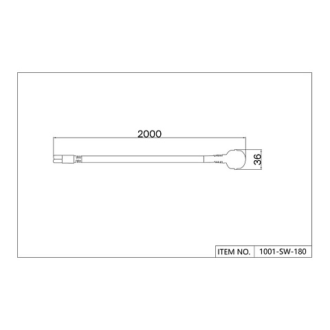 Кабель питания Favourite 1001-SW-180