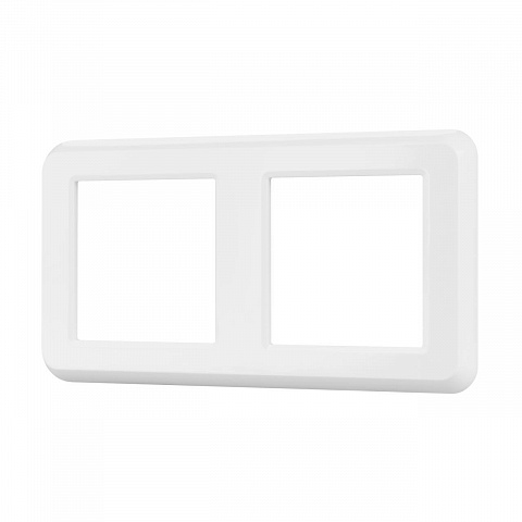 Рамка пластиковая FRM-VERSA-PL-2-WH Arlight 043776