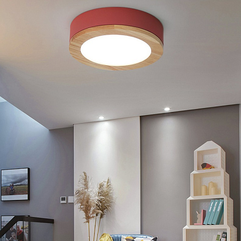 Потолочная люстра Imperium Loft Wudda D30 Розовый 310979-26