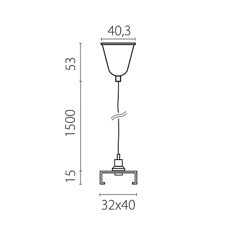 Подвесной комплект Lightstar 504176-FR1