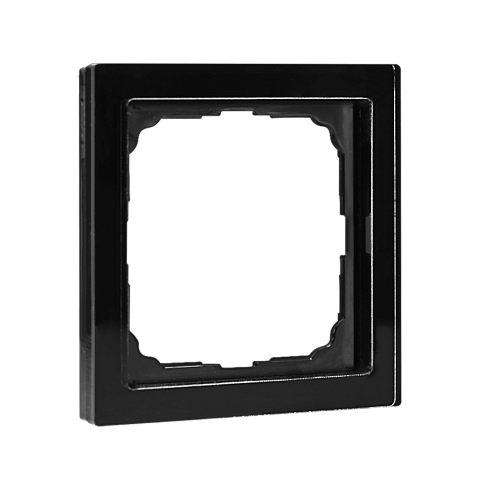 Systeme Electric ArtGallery Pure Органическое стекло Черный Рамка 1-ая