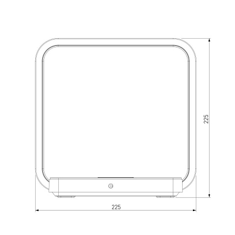 Настольная лампа Eurosvet Frame 80502/1 хром
