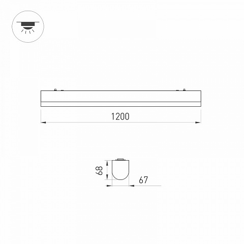 Офисный светильник Arlight 052090