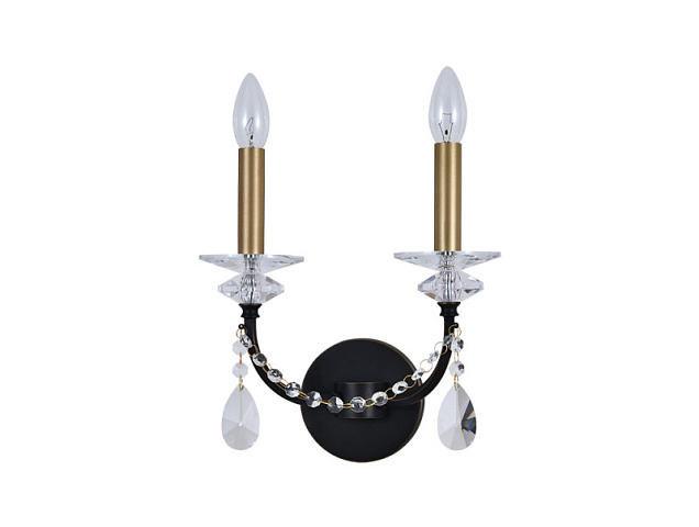 Бра Newport 3972/A black+brass