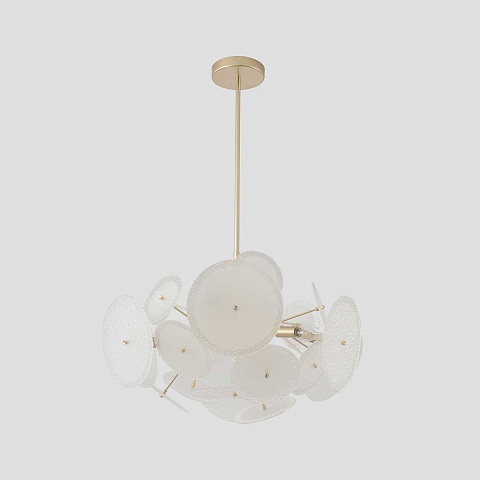 Люстра на штанге Crystal Lux DANDELION SP6 GOLD