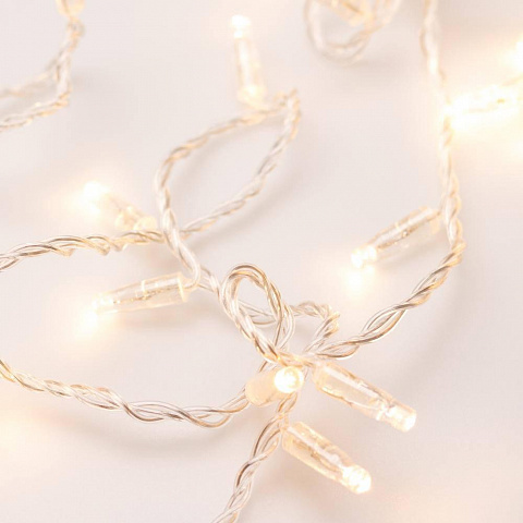Уличная светодиодная гирлянда Ardecoled нить 230V теплый белый ARD-String-Classic-10000-Clear-100Led-Std Warm 025779
