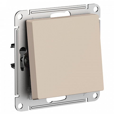 Systeme Electric AtlasDesign Песочный Переключатель перекрестный 1-клавишный, сх.7, 10АХ, механизм