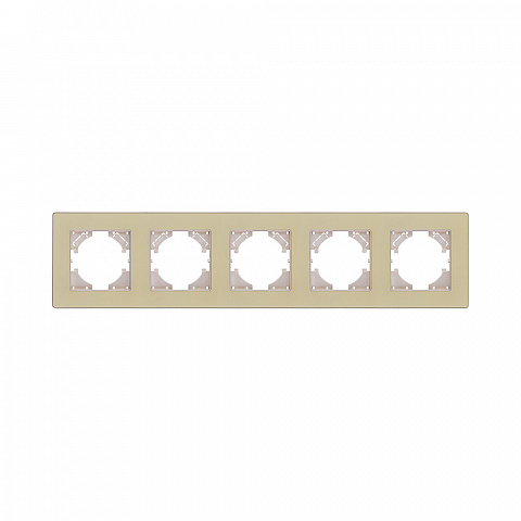 Рамка 5-постовая, золотой Kollinger Eleganz Acryl EA5GD