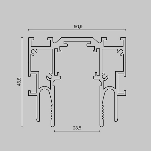 Шинопровод Maytoni TRX034-SCCL-422B
